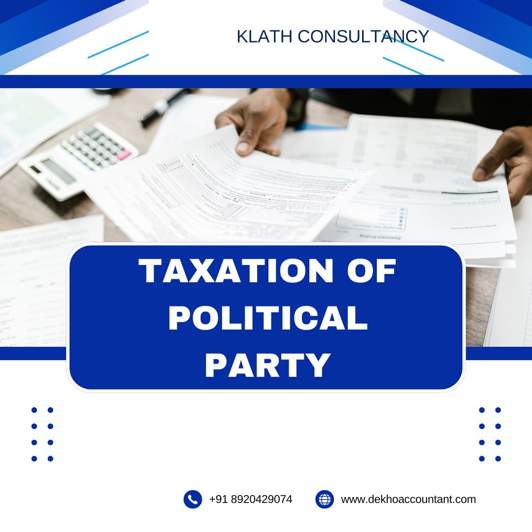 TAXATION OF POLITICAL PARTIES